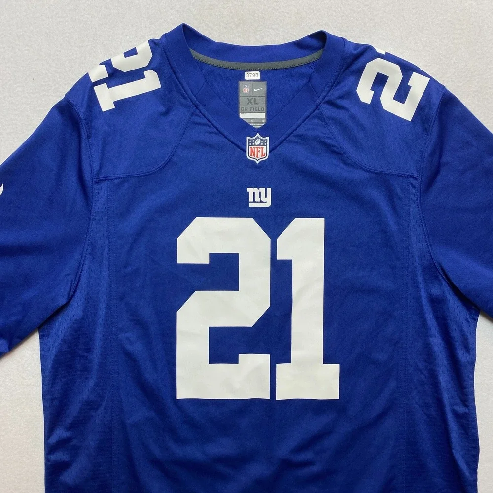 New York Giants Nike On Field Jersey Mens XL Blue Landon Collins  #21 NFL